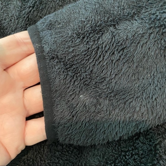 The North Face Osolita Zip Up Fleece Jacket Black Large 14/16 Girls Pockets Soft - Picture 8 of 13